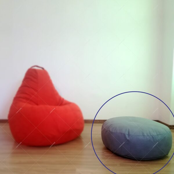 پاف70دایره ایC(پارچه چینی)pouf